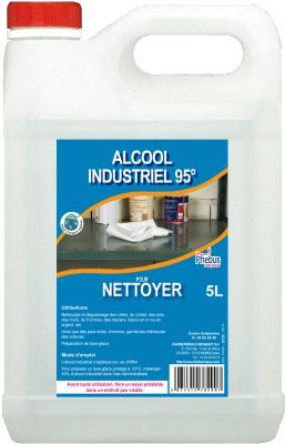 ALCOOL INDUSTRIEL 95° en 5L