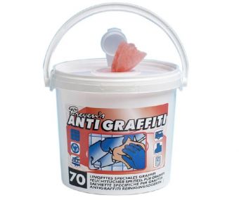 LINGETTES ANTI GRAFFITI SEAU de 70 LING.